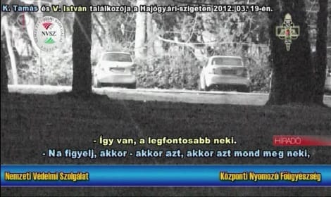 Titkosszolgálati videó: V. László embere egy főrendőrrel tárgyalhatott