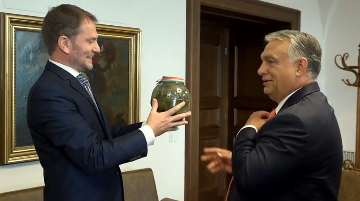 Matovic bodzaszörpjére kovászos uborkával tromfolt Orbán