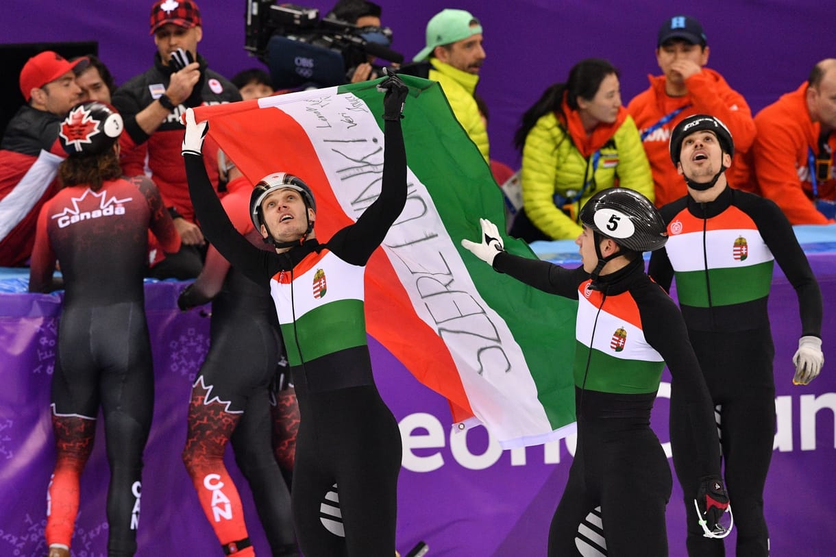 Olimpiai bajnok a magyar férfi rövidpályás gyorskorcsolyaváltó!