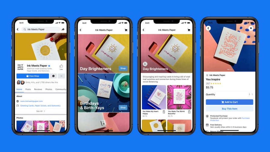 Ingyenes piacterek nyílnak, jön a Facebook Shops