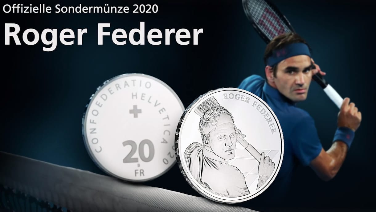 Emlékérmére sajtolják Roger Federert