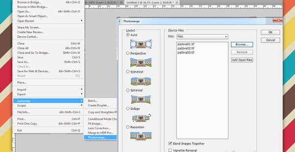 Panoráma képek készítése Photoshopban, pár kattintással!