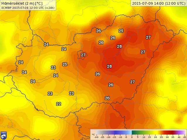 De milyen idő várható ezek után csütörtökre?