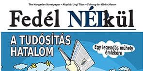 A Népszabadság egy kis időre ismét feléled a hajléktalanok kezében