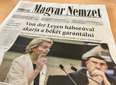 A Magyar Nemzet csütörtöki címlapja kiváló időzítéssel száll bele a háborúpártiságba
