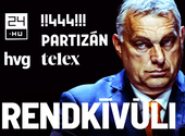 Itt tudja megnézni a HVG, a Telex, a 444, a 24.hu és a Partizán közös kiállását a sajtószabadságért