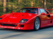 A Ferrari, amire nem nagyon találni szavakat: eladó egy vörösben ragyogó F40