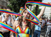 Pride, Happiness, Gergely Karacsony and two counter-protesters: Pride images