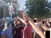 Karlendítés, hitleres tetoválás és horogkereszt a Mi Hazánk majálisán