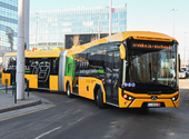 Bemutatkozott az első magyar elektromos csuklós busz