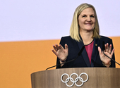 Először lesz nő a NOB elnöke, Kirsty Coventry az első körben győzött