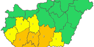 Havazás, ónos eső várható szerdán, több megyére figyelmeztetést adtak ki