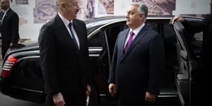 Orbán Viktor a Karmelitában tárgyalt az azeri elnökkel