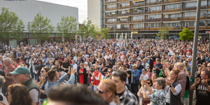 A Veszprém TV ugyan elment Magyar Péter helyi tüntetésére, tudósítani már nem sikerült róla