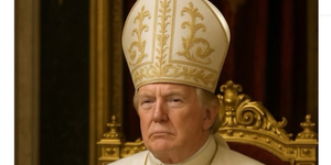 Pápaként posztolt magáról MI-vel készített fotót Trump