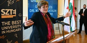 Karikó Katalin a Szegedi Tudományegyetemnek ajánlotta fel a Nobel-díjával járó félmillió dollárt