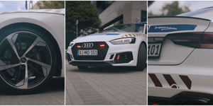 Drogdílertől lefoglalt 450 lóerős Audiból lett magyar rendőrautó