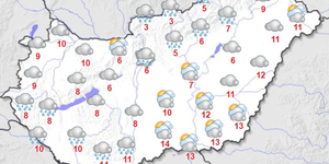 Nyugaton esni fog, keleten 15 fok is lehet szerdán