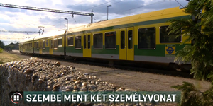 Egymással szembe ment két vonat Vasvárnál, pár száz méteren múlt a baleset