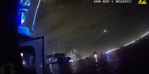 „Ez baromi rosszul néz ki" - testkamerás videókat tettek közzé a baltimore-i híd összeomlása utáni mentési munkálatokról