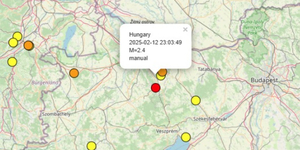 Földrengés volt Pannonhalma térségében