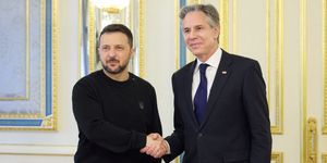 Az Egyesült Államok segítsége már úton van - találkozott Volodimir Zelenszkij és Antony Blinken