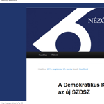 Az új SZDSZ lehetne a Demokratikus Koalíció