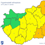 Szerdán is leszakadhat az ég – térkép