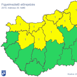 Figyelmeztető térkép: Észak-déli irányban kettészakad az ország