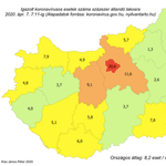 Ez történt: elkészült Magyarország valószerűbb koronavírus-térképe