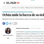 El País: Idegengyűlöletről szól Orbán referenduma