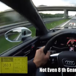 Videó: 363 km/h-nál veszi el a gázt a sofőr az Audi RS7-ben