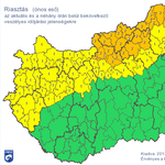 Észak felé elvonul az ónos eső, sehol sincs már piros riasztás - térkép