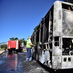 Ennyi maradt a ma reggel kigyulladt BKV-buszból - fotók