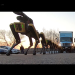 Videó: Lenyűgöző és félelmetes, hogyan dolgozik össze a Boston Dynamics 10 robotkutyája