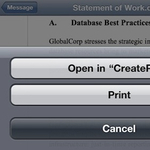 Adobe CreatePDF: PDF fájlok készítése iOS alatt