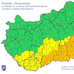 Riasztás: viharos péntek este várható délen – térkép