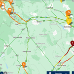 Nyolc kilométeres torlódás van az M7-esen baleset miatt