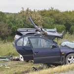 Halálos karambol a 4-es főúton Szolnoknál