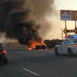 Legendás Lamborghini égett porig Montrealban - videó