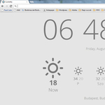 Letisztult időjárás-előrejelző a Chrome-hoz, ingyen