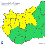 Figyelmeztetést adtak ki nyolc megyére holnapra - térkép