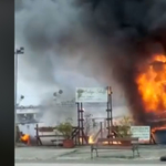 A kikötőben égett porig több hajó is a Fertő tavon – videó