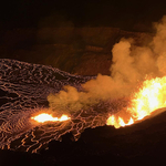 Videón, ahogy kitört a Kilauea vulkán Hawaiin