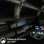 Star Wars-rajongóknak kötelező: 360 fokos fotó a Millenium Falcon pilótafülkéjéből