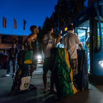 BKK-buszokkal utaznak a vívóvébé résztvevői - fotók