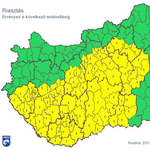 Budapestre is kiterjesztették a riasztást - térkép