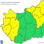 Figyelmeztetést adtak ki 11 megyére