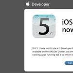 Már a fejlesztőknél az iOS 5.1 beta