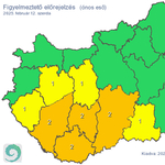 Havazás, ónos eső várható szerdán, több megyére figyelmeztetést adtak ki